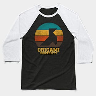 Origami University Baseball T-Shirt